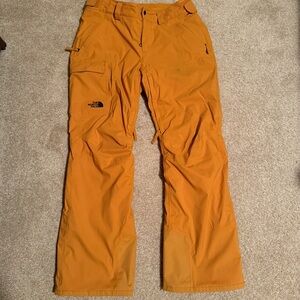 Women's The North Face Freedom Insulated Ski/Snowboard Pants, Citrine Yellow, L